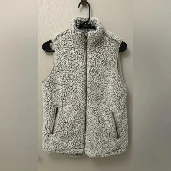 Thread & Supply Jackets & Blazers - Thread & Supply Sherpa Lined Zip Up Vest w Pockets EUC Size XS
